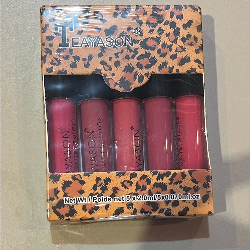 Matte Lip Gloss Set - Pink Shades new